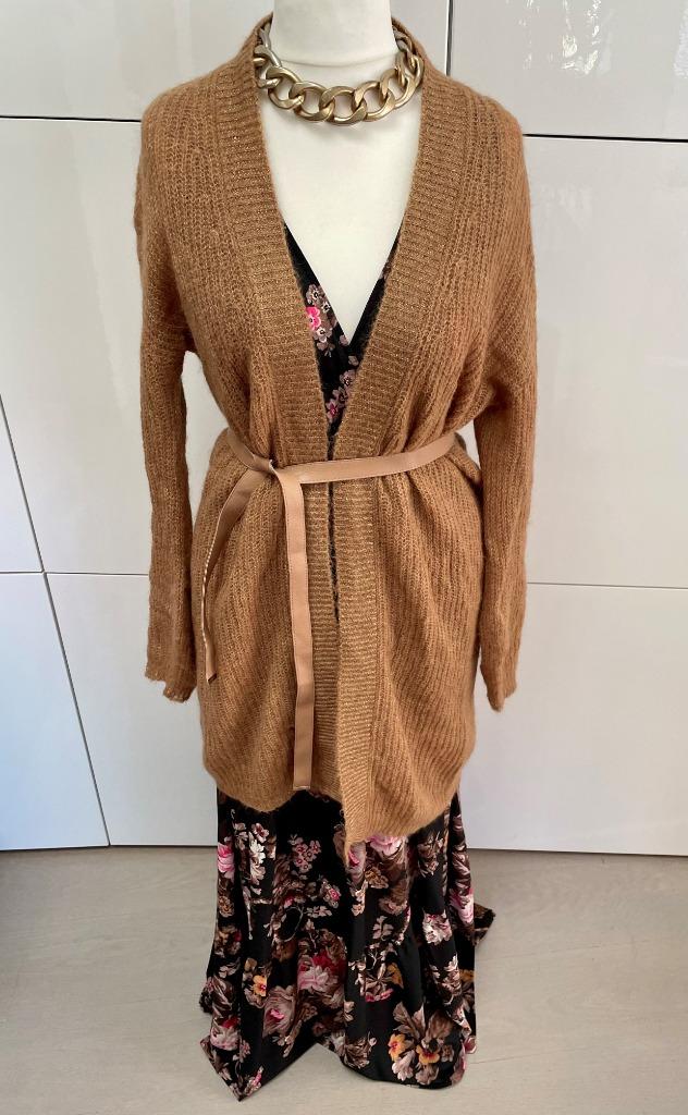 Nouveau cardigan couleur camel Liu Jo - taille petit (38/40), Neuf, Taille 38/40 (M), Liu Jo, Brun