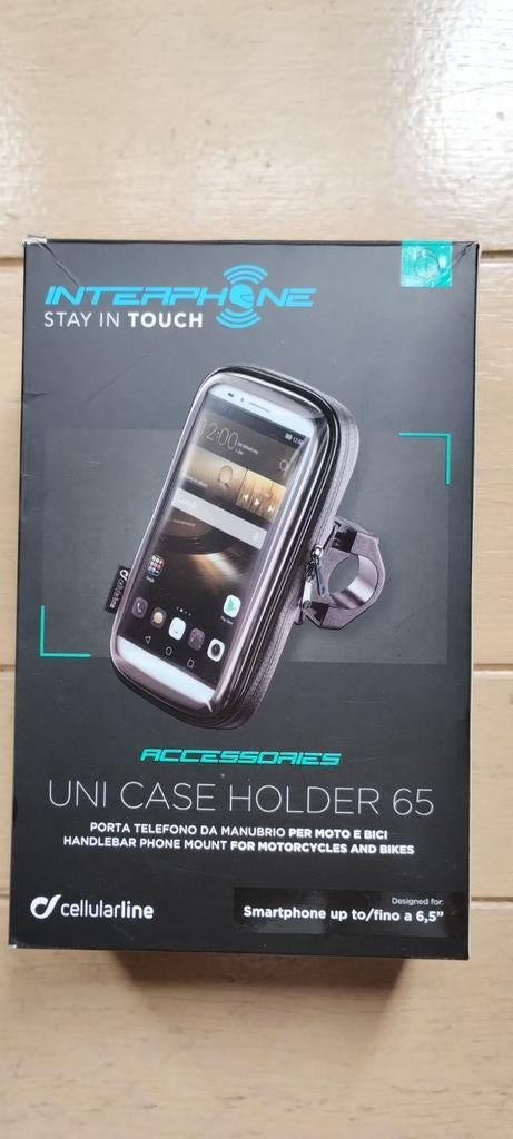Cellularline Uni Case Holder 65, Motos, Enlèvement, Comme neuf