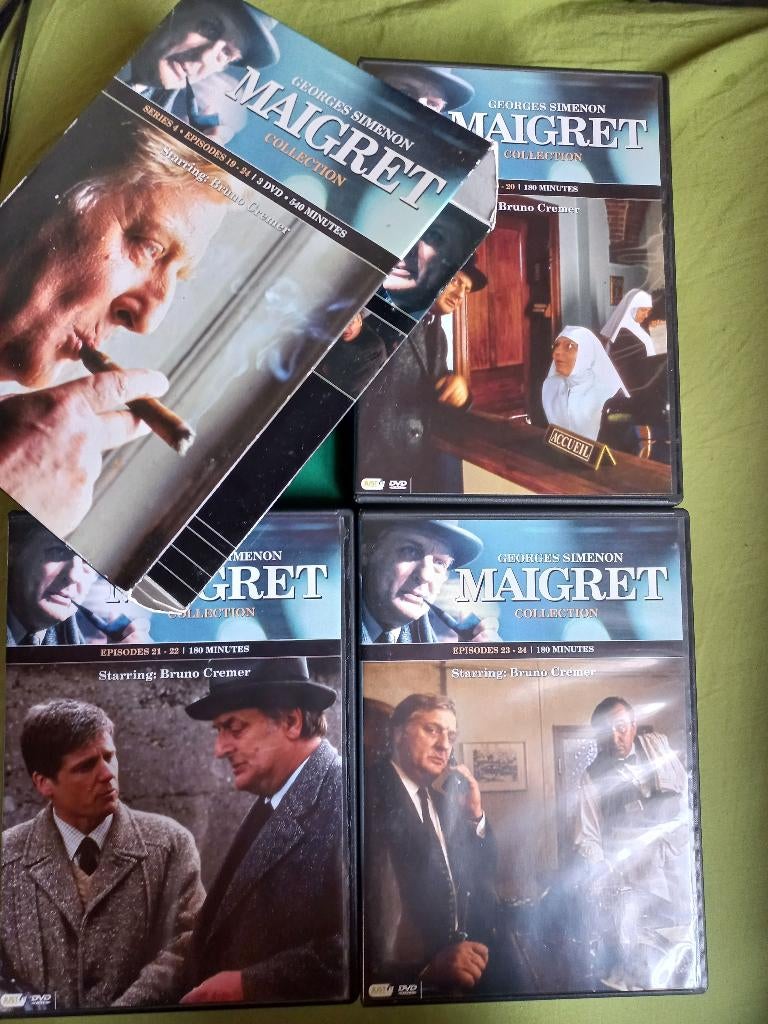 Maigret - serie 4 -   Episodes 19-24 (3 disc), Cd's en Dvd's, Dvd's | Tv en Series, Zo goed als nieuw, Thriller, Boxset, Vanaf 12 jaar