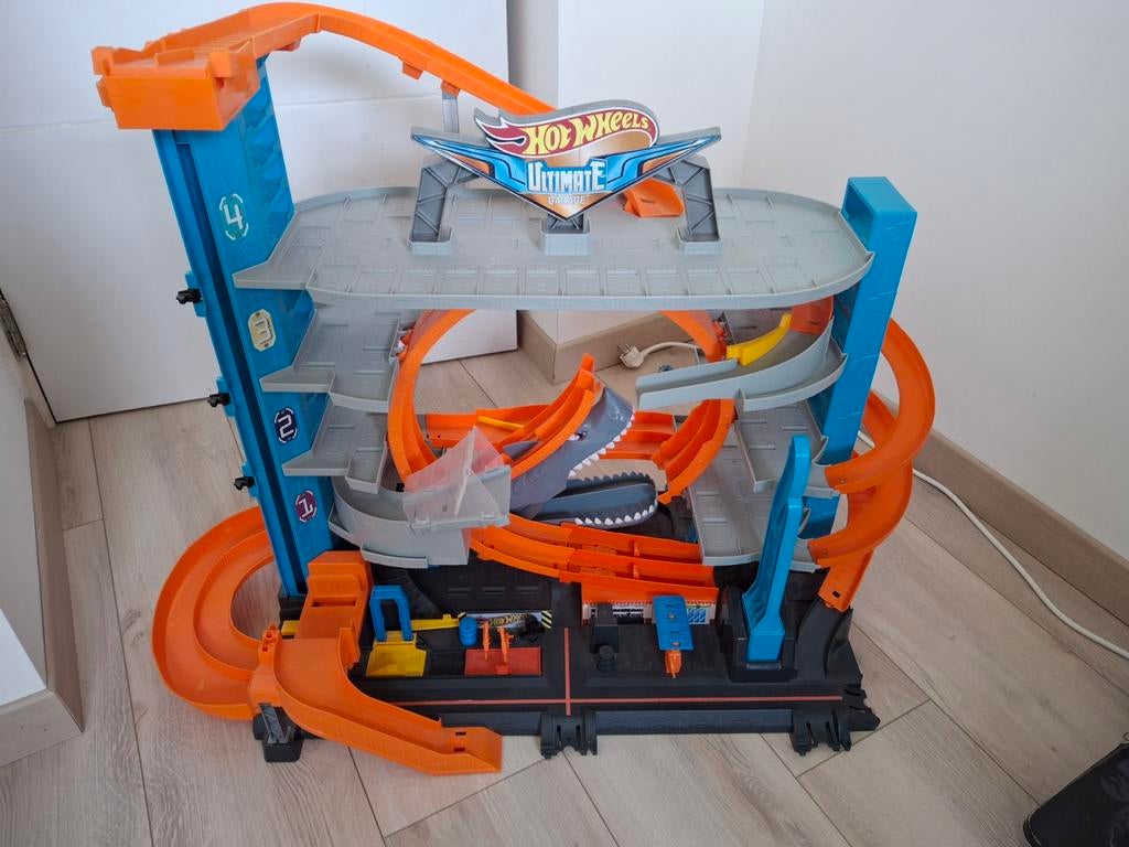 Hotwheels Garage, Racebaan, Ophalen of Verzenden, Zo goed als nieuw, Hot Wheels