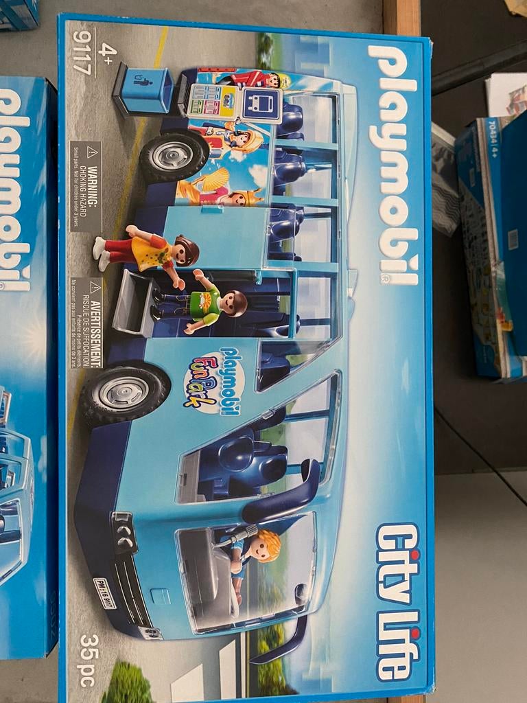 Playmobil bus 9117, Enlèvement, Comme neuf, Ensemble complet