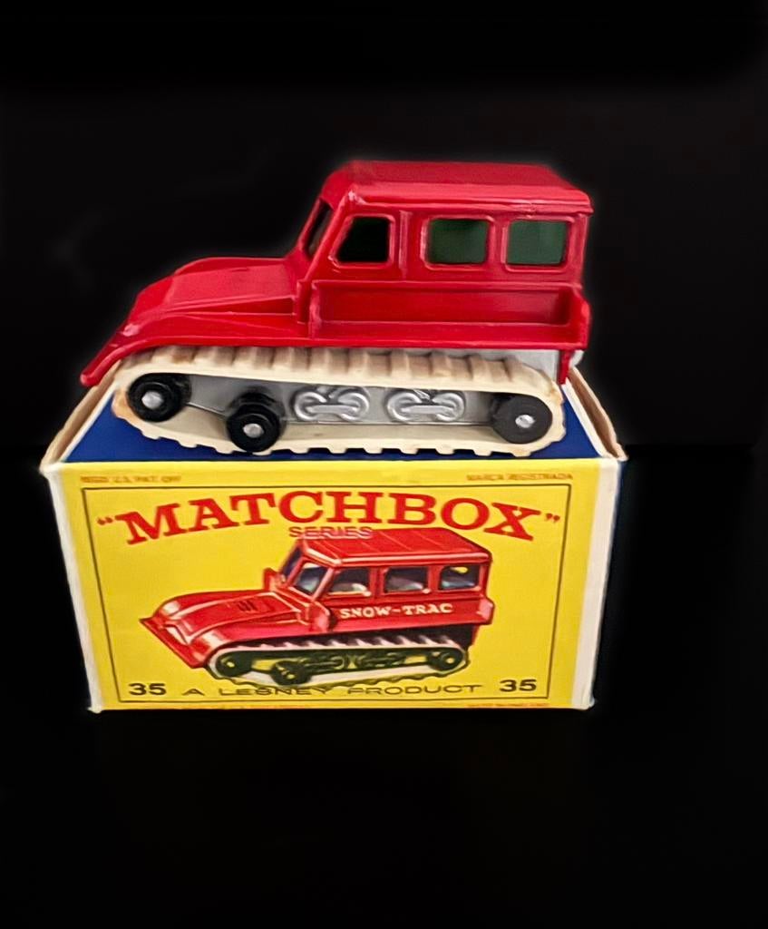 Matchbox nr 35 Snow-Trac, Ophalen of Verzenden, Zo goed als nieuw, Matchbox