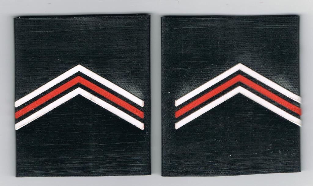 Belgian Medic Rank Set ( MD1 ), Collections, Objets militaires | Général, Enlèvement ou Envoi, Armée de terre, Emblème ou Badge