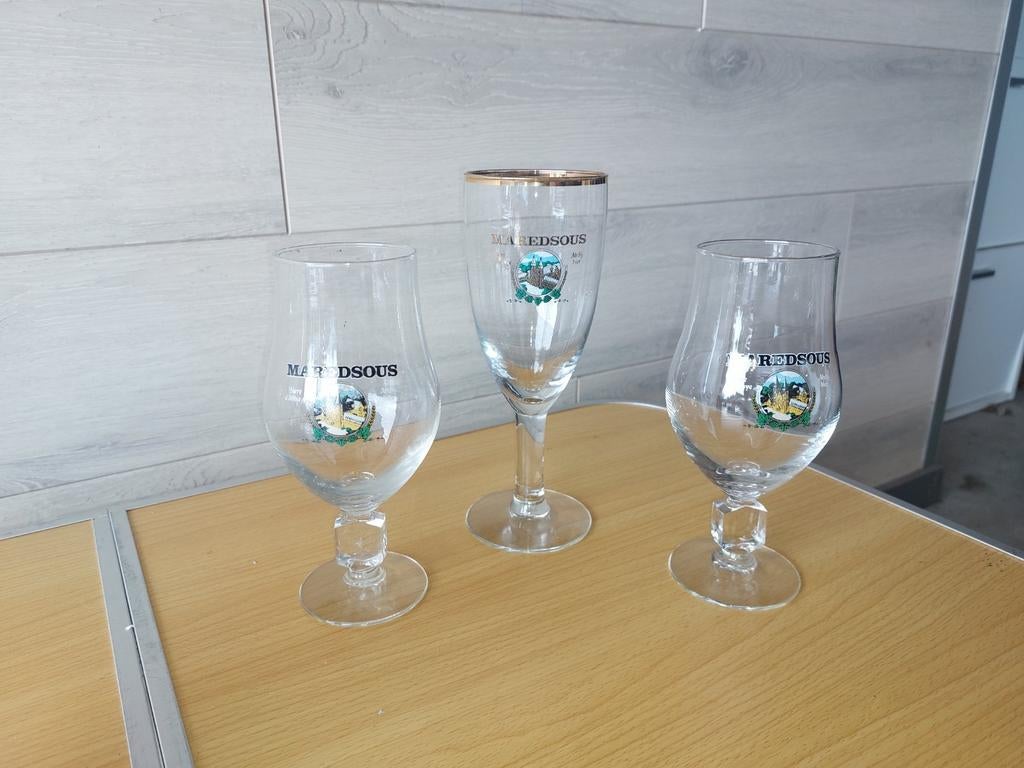 Verres Meredsous, Enlèvement ou Envoi, Comme neuf, Verre ou Verres, Autres marques