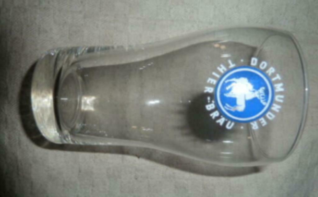 #F bier glas DORTMUNDER THIER - BRÄU, Enlèvement ou Envoi, Neuf, Verre à bière