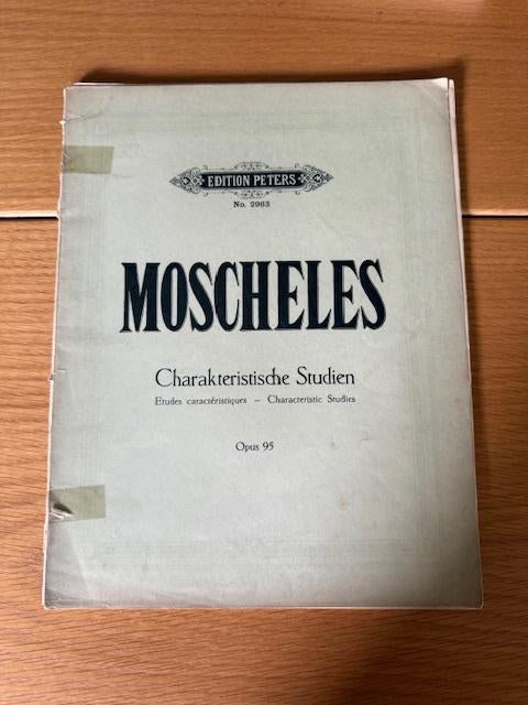 Ignaz Moscheles — Études caractéristiques, opus 95, Enlèvement ou Envoi, Artiste ou Compositeur, Classique, Utilisé