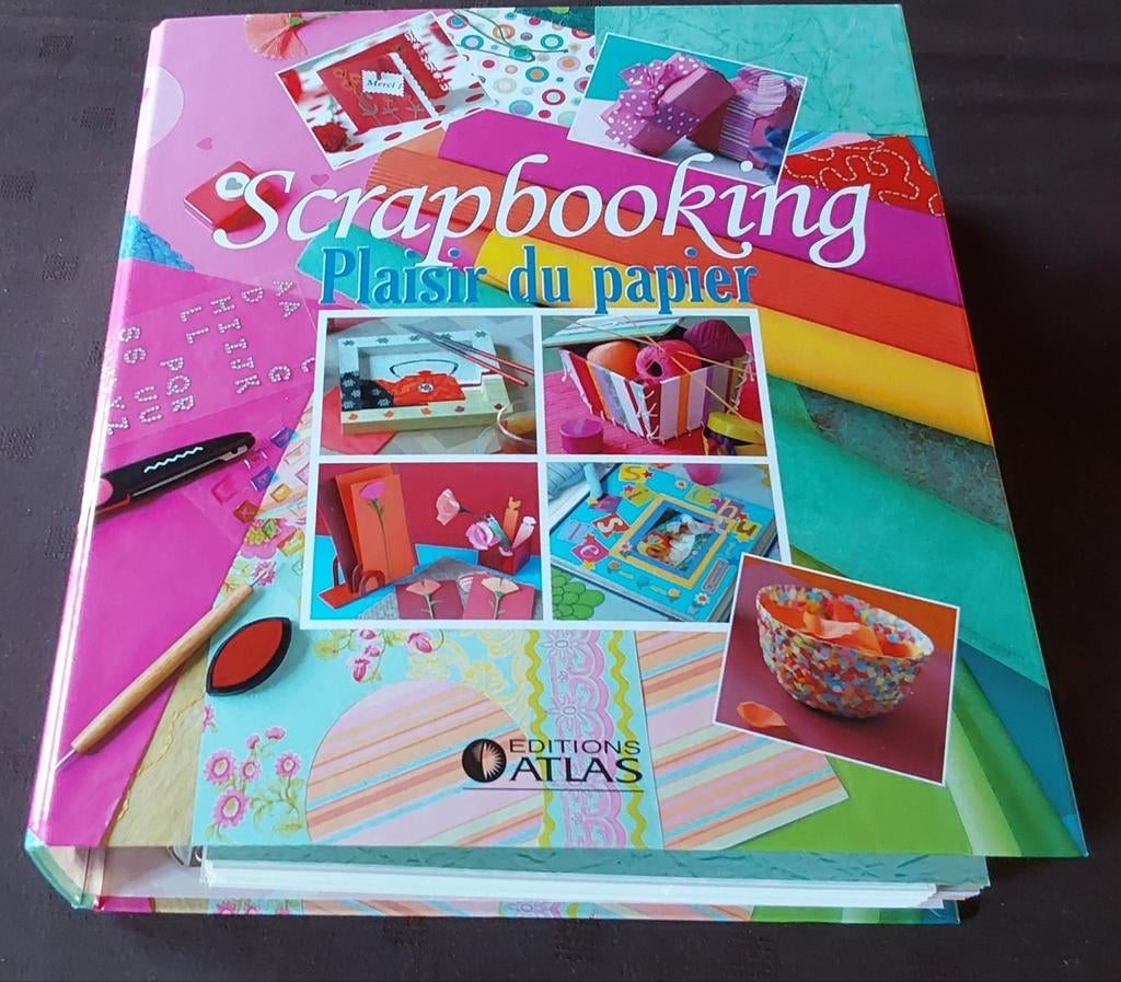 62 fiches sur"le scrapbooking et plaisir du papier éd atlas, Enlèvement ou Envoi, Neuf, Scrapbooking et Bricolage, Atlas