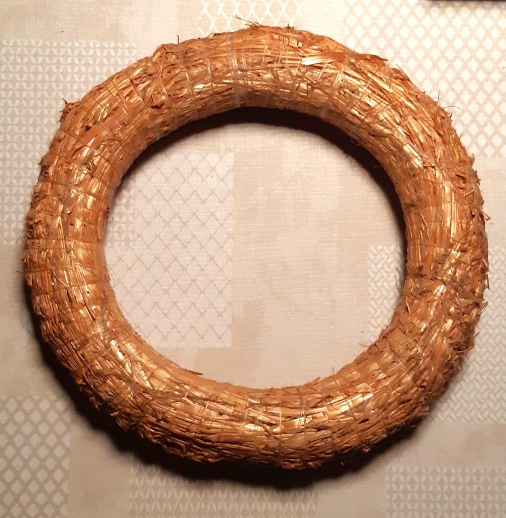 krans / strokrans 30 cm / decoratie / bloemschikken, Ophalen, Nieuw