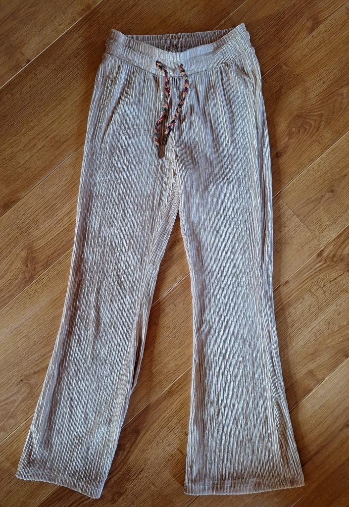 Like Flo roségouden velours legging 128, Broek, Like Flo, Meisje, Ophalen of Verzenden