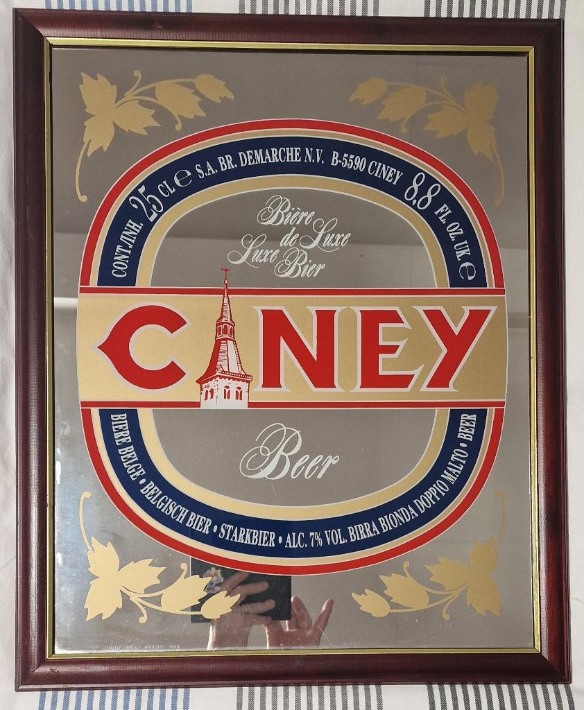 Miroir Ciney, Enlèvement, Comme neuf, Bois, Autres thèmes