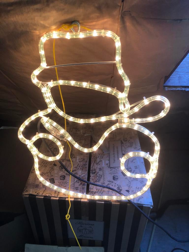 Lichtbuis voor sneeuwpoppen, Ophalen, Gebruikt