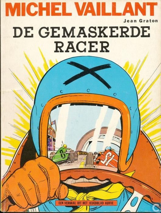 Michel Vaillant 2) De gemaskerde racer, Gelezen, Jean Graton, Eén stripboek, Ophalen of Verzenden