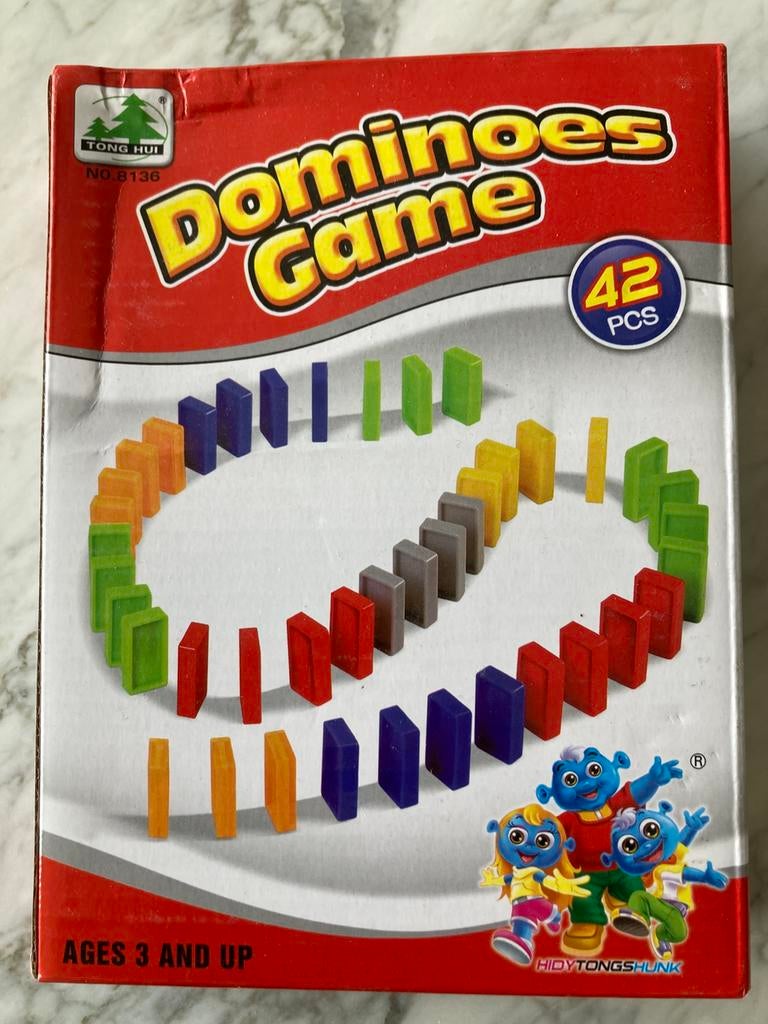 Domino game, Hobby en Vrije tijd, Gezelschapsspellen | Overige, Ophalen of Verzenden, Zo goed als nieuw