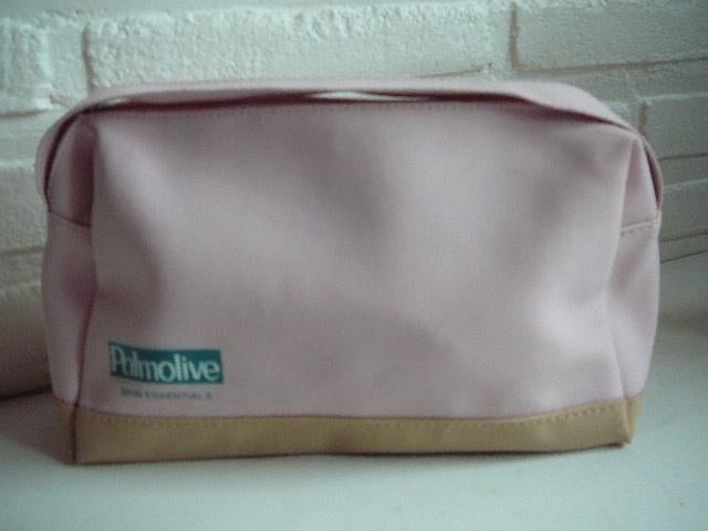 Toiletzakje palmolive roze en beige, Ophalen of Verzenden, Zo goed als nieuw, Roze, Heer of Dame