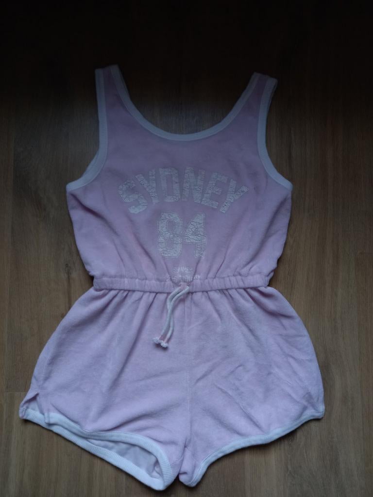 Jumpsuit badstof Zara roze, Ophalen of Verzenden, Gebruikt