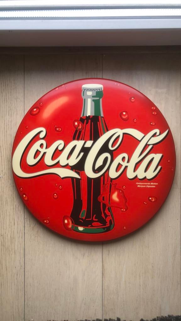Panneau publicitaire Coca-Cola., Collections, Marques & Objets publicitaires, Comme neuf, Panneau publicitaire, Enlèvement