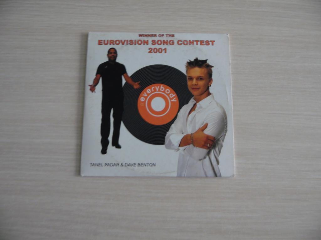 EVERYBODY   TANEL PADAR  & DAVE BENTON   EUROVISION  2001, CD & DVD, CD Singles, Comme neuf, Autres genres, Enlèvement ou Envoi