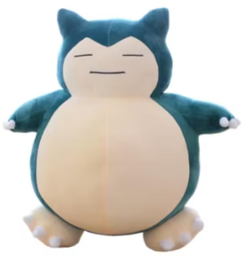 Pokemon pluche knuffel Snorlax (30cm), Ophalen of Verzenden, Nieuw