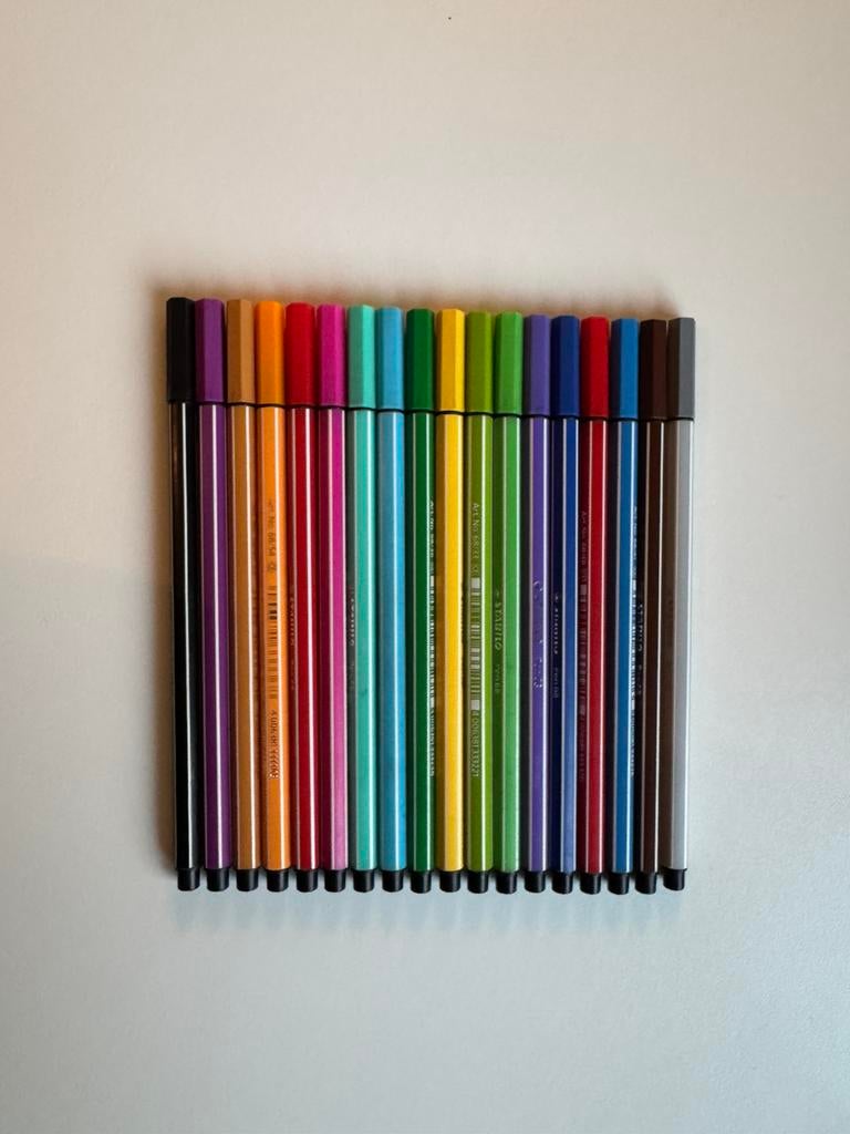 Marqueurs (en feutre) Stabilo Point 68 Set, Hobby & Loisirs créatifs, Enlèvement ou Envoi, Utilisé, Crayon ou Feutre