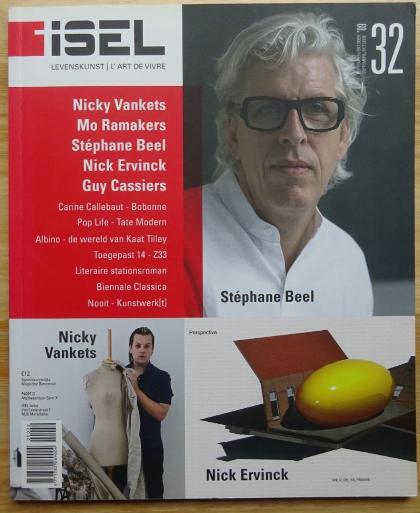 Isel 32 - 2009 Nick Ervinck (signed) Vankets, Ramakers, Beel, Boeken, Kunst en Cultuur | Beeldend, Zo goed als nieuw, Schilder- en Tekenkunst