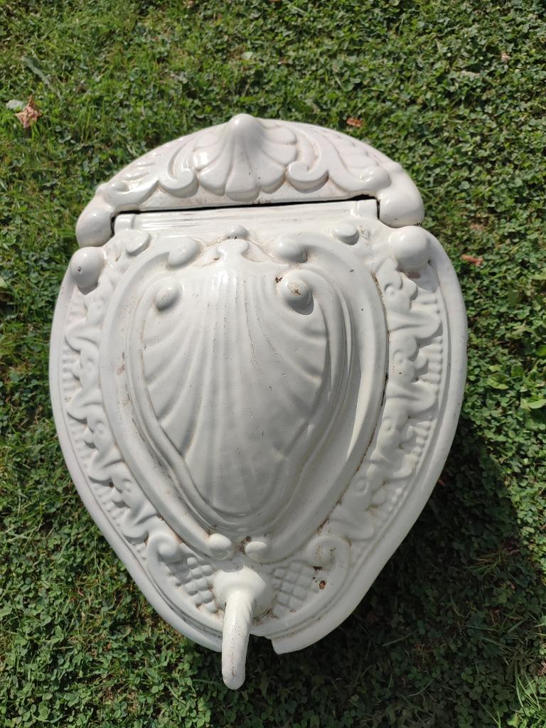 Ancien bac à charbon fonte/émaillé, Ophalen