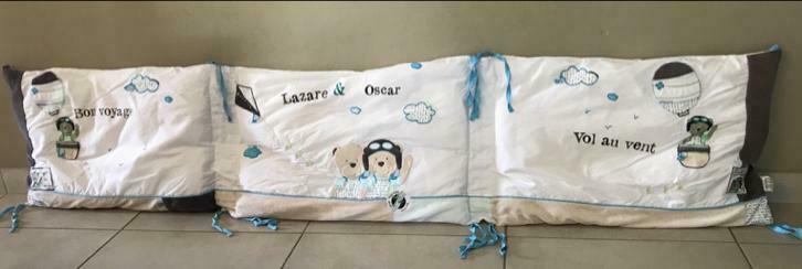Tour de lit LAZARE & OSCAR, Comme neuf, Blanc, Autres types