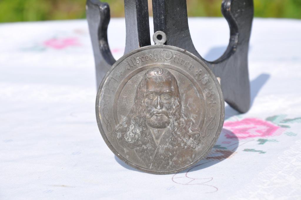 medaillon en etain 1471 1528 albrecht durer, Antiek en Kunst, Ophalen of Verzenden