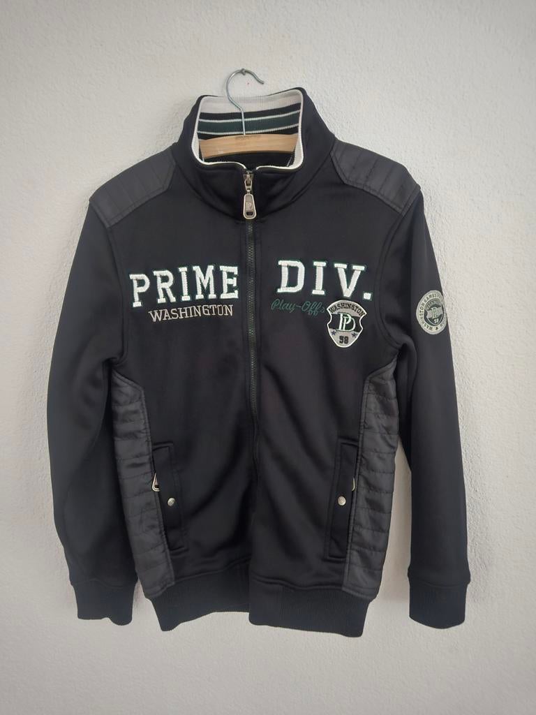 Zwarte jas met rits - Prime Div. Washington maat 48/50, Vêtements | Hommes, Vestes | Été, Enlèvement ou Envoi, Taille 48/50 (M)