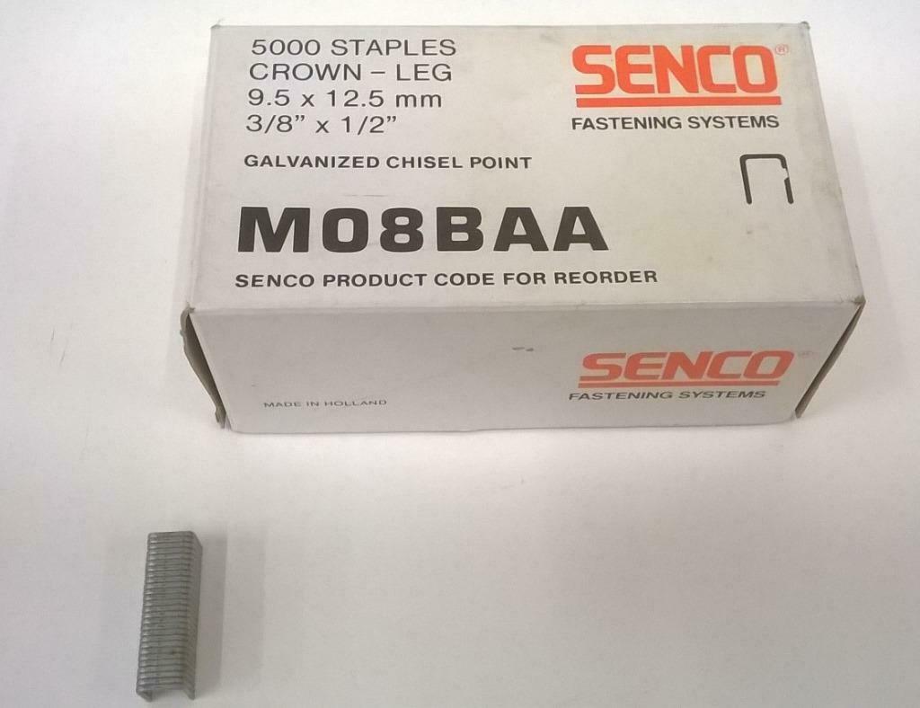 Senco Niet Kram M08BAA (9,5 x 12,5 mm) NIEUW per 5000 st, Enlèvement ou Envoi, Neuf, Moins de 50 mm, Autres types