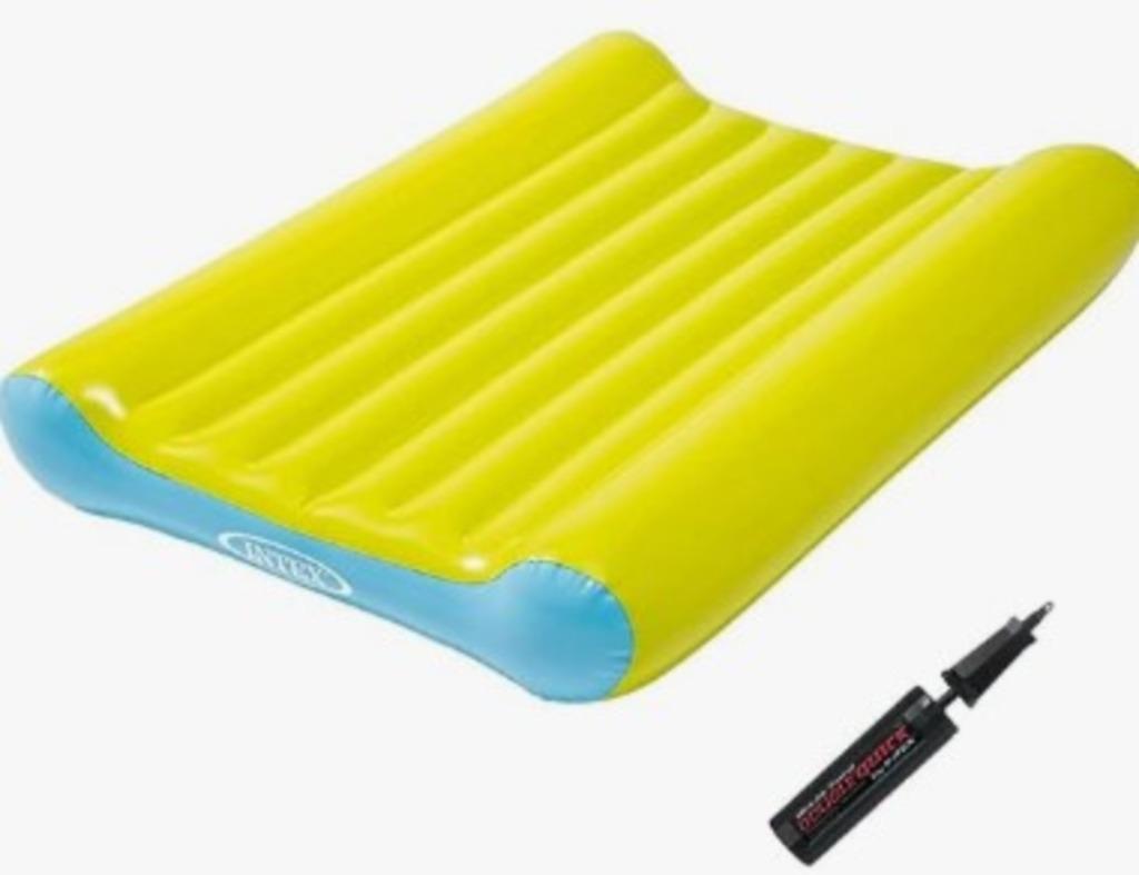 Matelas à langer gonflable + pompe, Enfants & Bébés, Sac à langer bébé, Comme neuf, Enlèvement