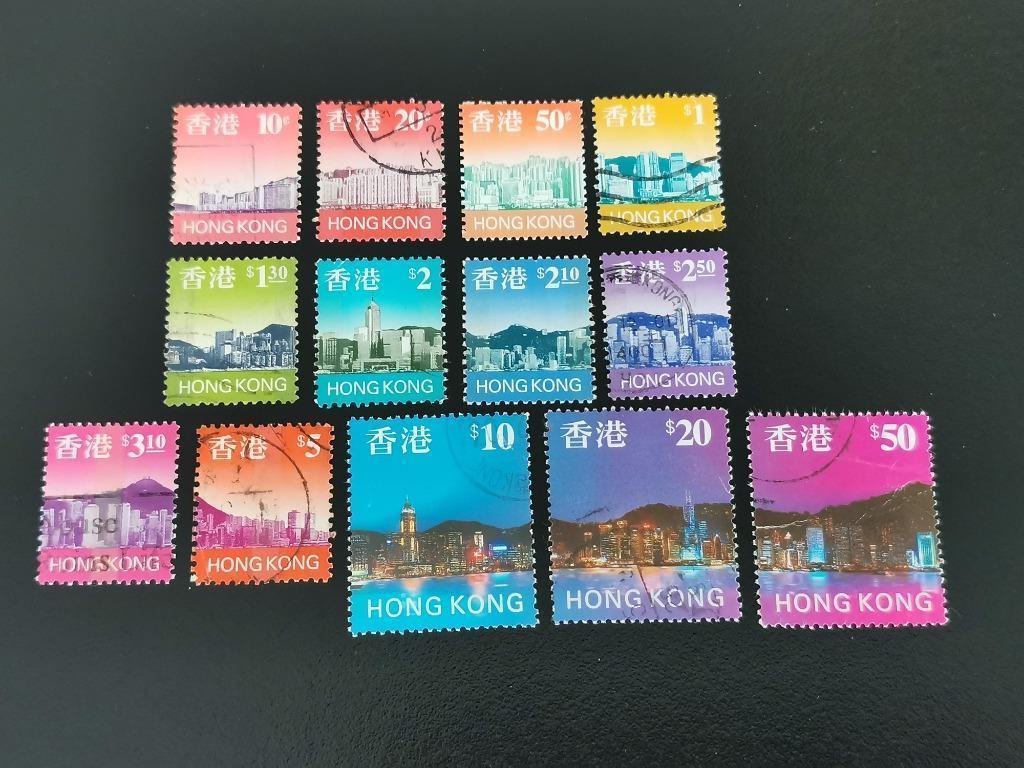 Hong Kong 1997 - skyline van Hong Kong, Ophalen of Verzenden, Gestempeld, Oost-Azië