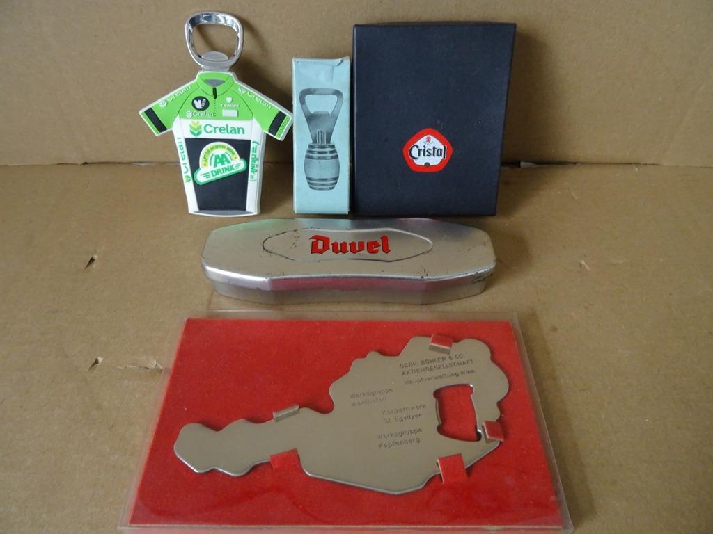 Collectie flesopeners opener Baby Barrel Duvel 5euro p stuk, Verzamelen, Ophalen of Verzenden, Zo goed als nieuw, Flesopener, Duvel