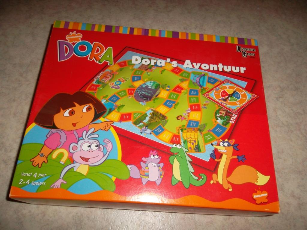 Gezelschapsspel Dora's avontuur, Hobby en Vrije tijd, Gezelschapsspellen | Bordspellen, Ophalen of Verzenden, Gebruikt