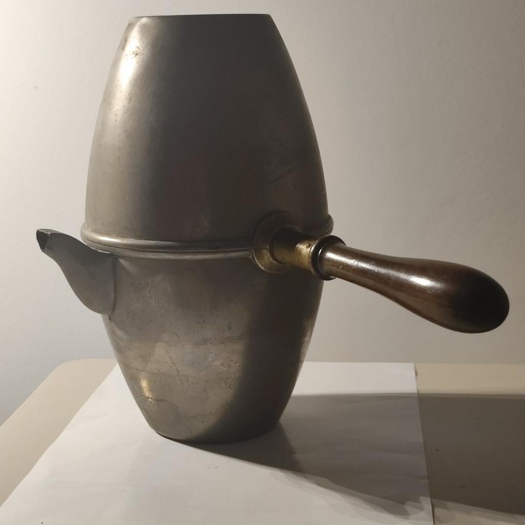 Zeer oude originele, zeldzame en vintage schommelkoffiepot, Verzenden
