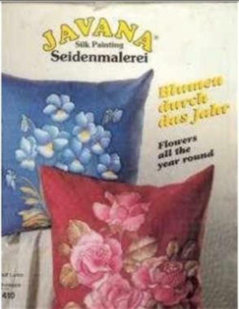 Javana, Silk painting, Seidenmalerei, Ophalen of Verzenden, Gelezen