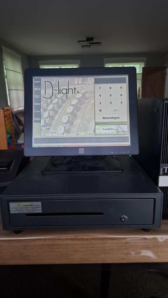 kassasysteem kassa geldlade bonnenprinter, Ophalen