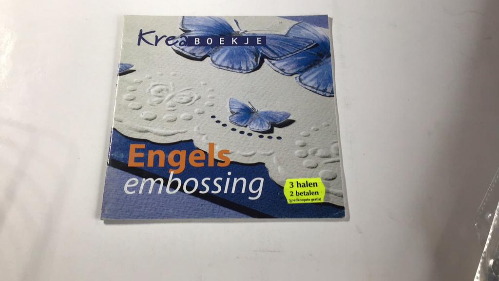 Engels embosing(t), Ophalen of Verzenden, Zo goed als nieuw, Borduren en Naaien