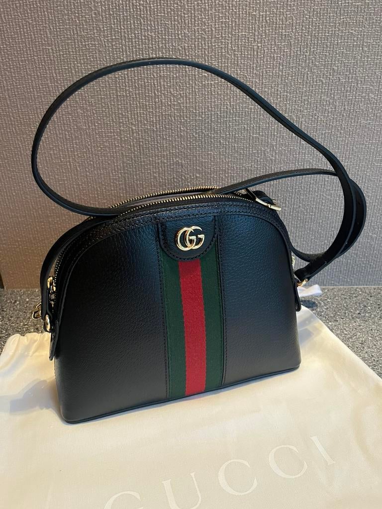 Sac à main en cuir Gucci, Enlèvement ou Envoi, Comme neuf, Bleu, Sac à main