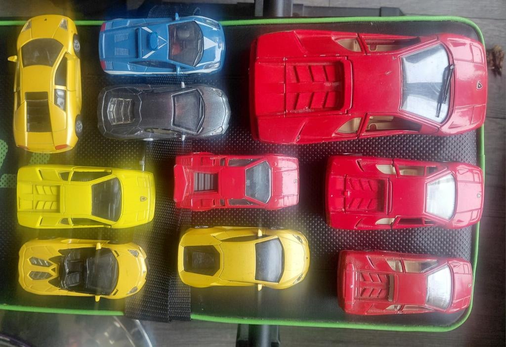 10 Lamborghini Polistil, burago en Maisto, Enlèvement ou Envoi