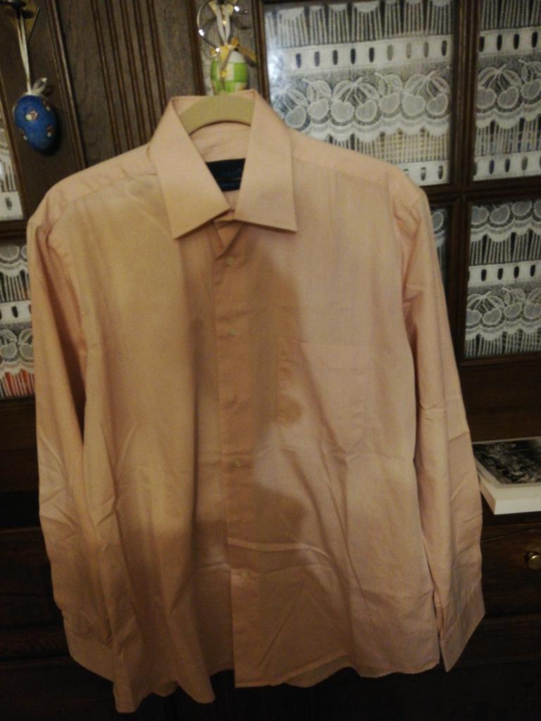 Chemise homme Ledub. Couleur saumon. Taille M. Neuve., Enlèvement ou Envoi, Comme neuf
