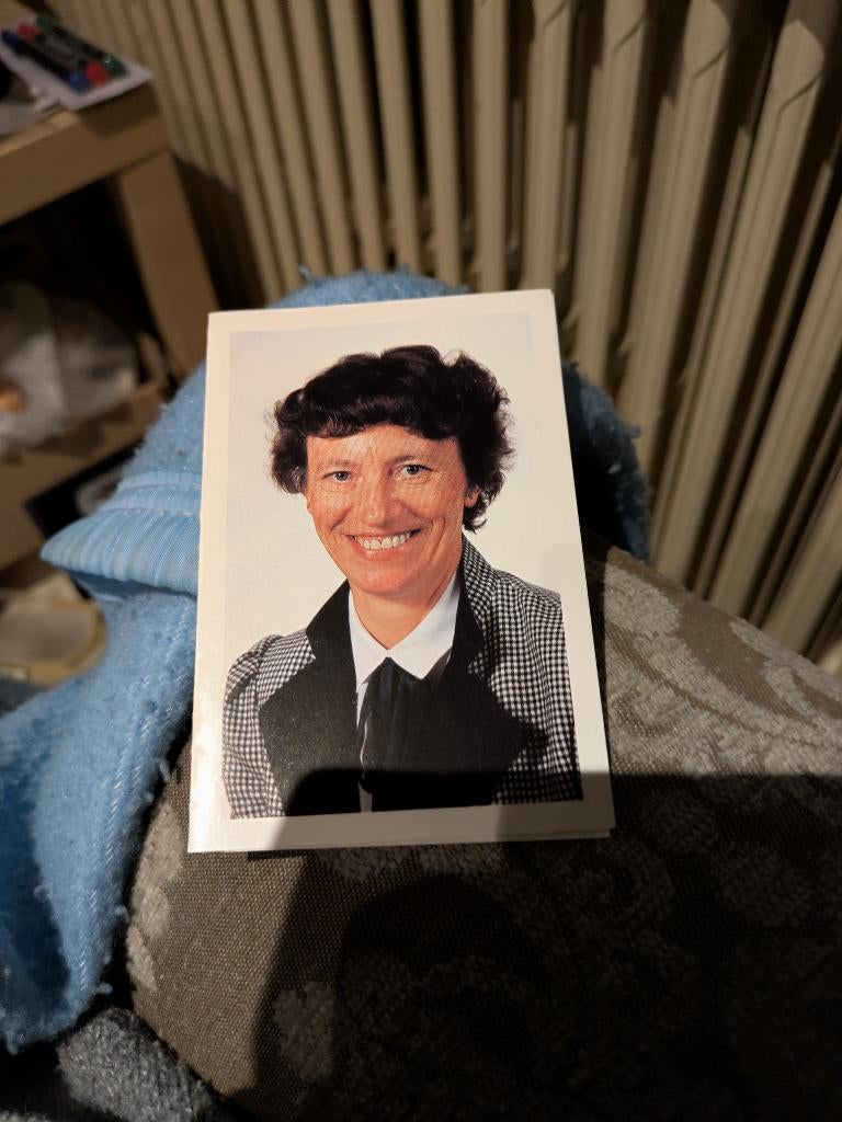 Dp mevrouw Yo Van de Velde, Ophalen of Verzenden, Bidprentje
