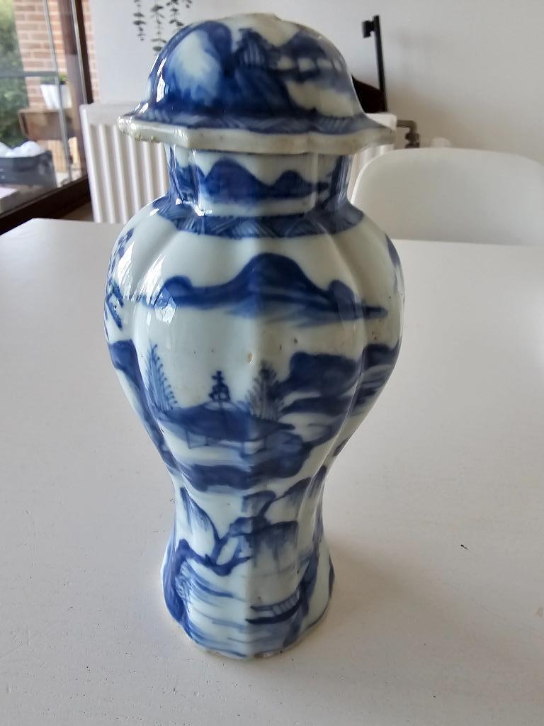 Chinees blauw potje, Antiek en Kunst, Ophalen of Verzenden