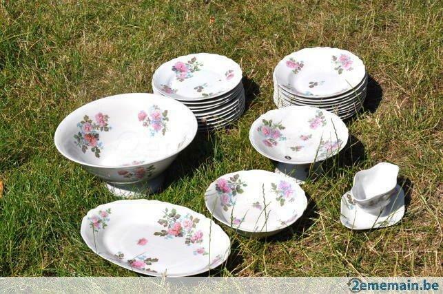 sercice de table en porcelaine bouquet, Enlèvement