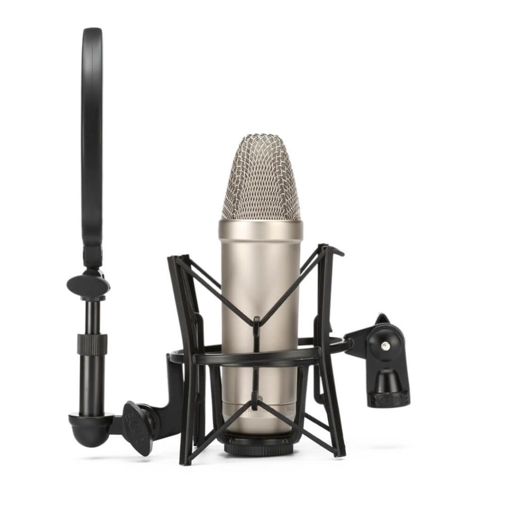 RODE NT1-A MICROPHONE + TRI-POOT STAANDER, Enlèvement ou Envoi, Comme neuf, Micro studio