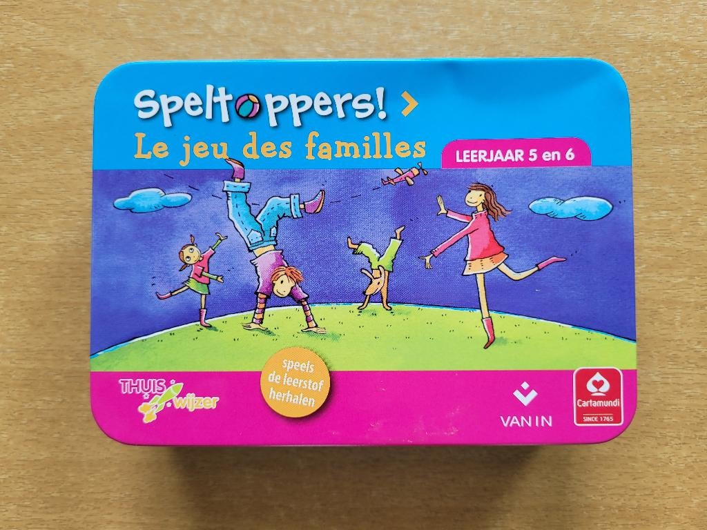 Speltoppers! Le jeu des familles. Educatief spel, Ophalen of Verzenden, Gebruikt