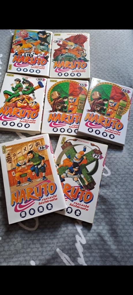Lot de7 manga Naruto, Enlèvement