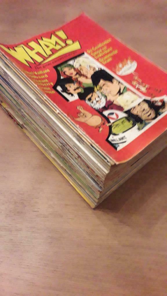 Striptijdschrift Wham, 1ste en 2de jaargang, 64 nummers, Plusieurs BD, Enlèvement ou Envoi, Utilisé