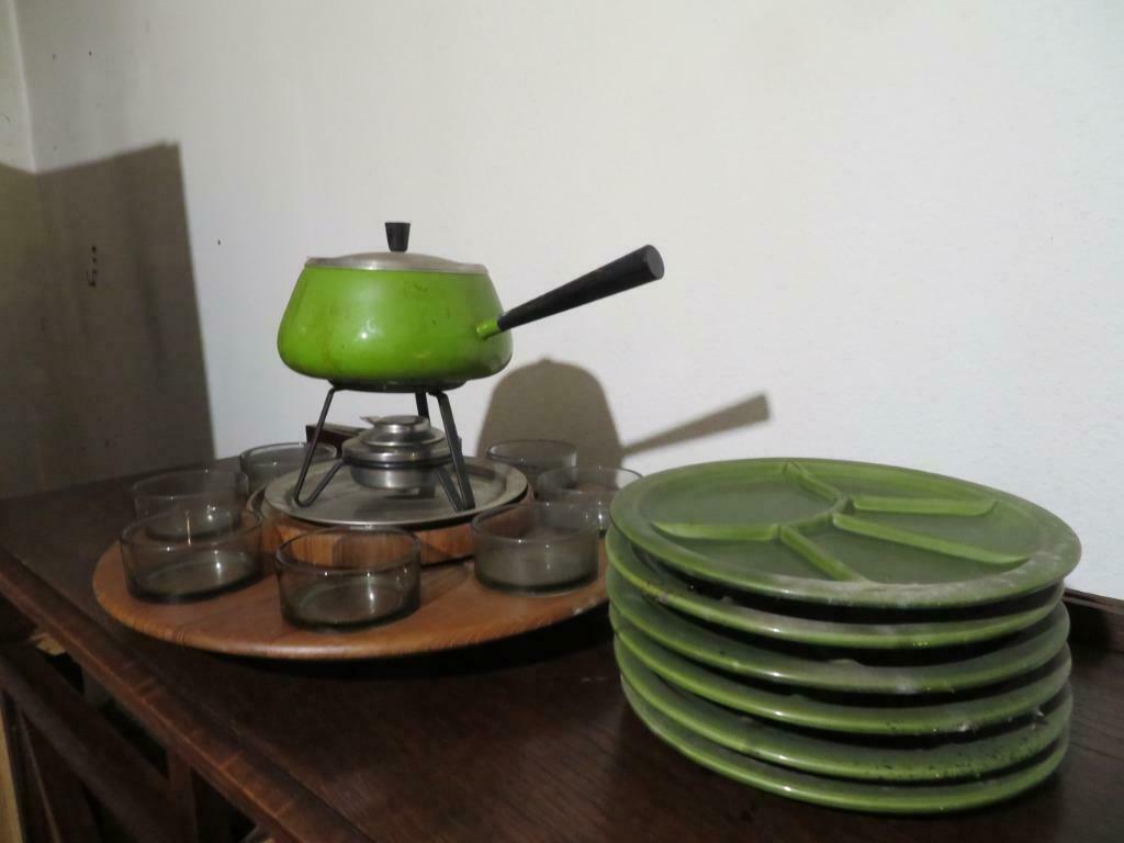 Fondueset, Ophalen, Gebruikt, Brander, Fondueset