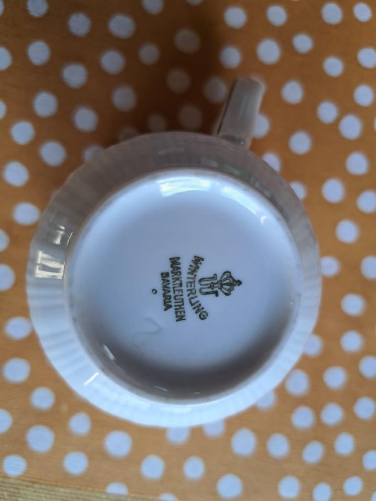3 koffietasjes/6 onderbordjes Bavaria Winterling Markleuthen, Enlèvement ou Envoi