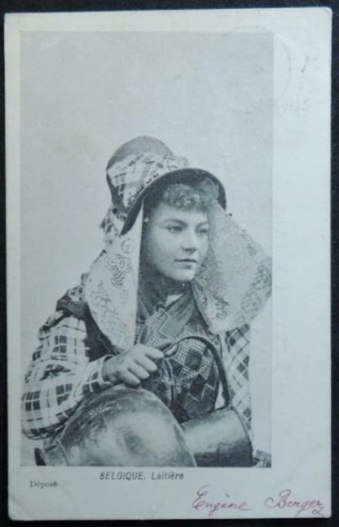 Carte postale Belgique Laitière, Collections, Cartes postales | Belgique, Enlèvement ou Envoi, Avant 1920, Affranchie